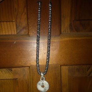 Emma Skye Necklace- White stone